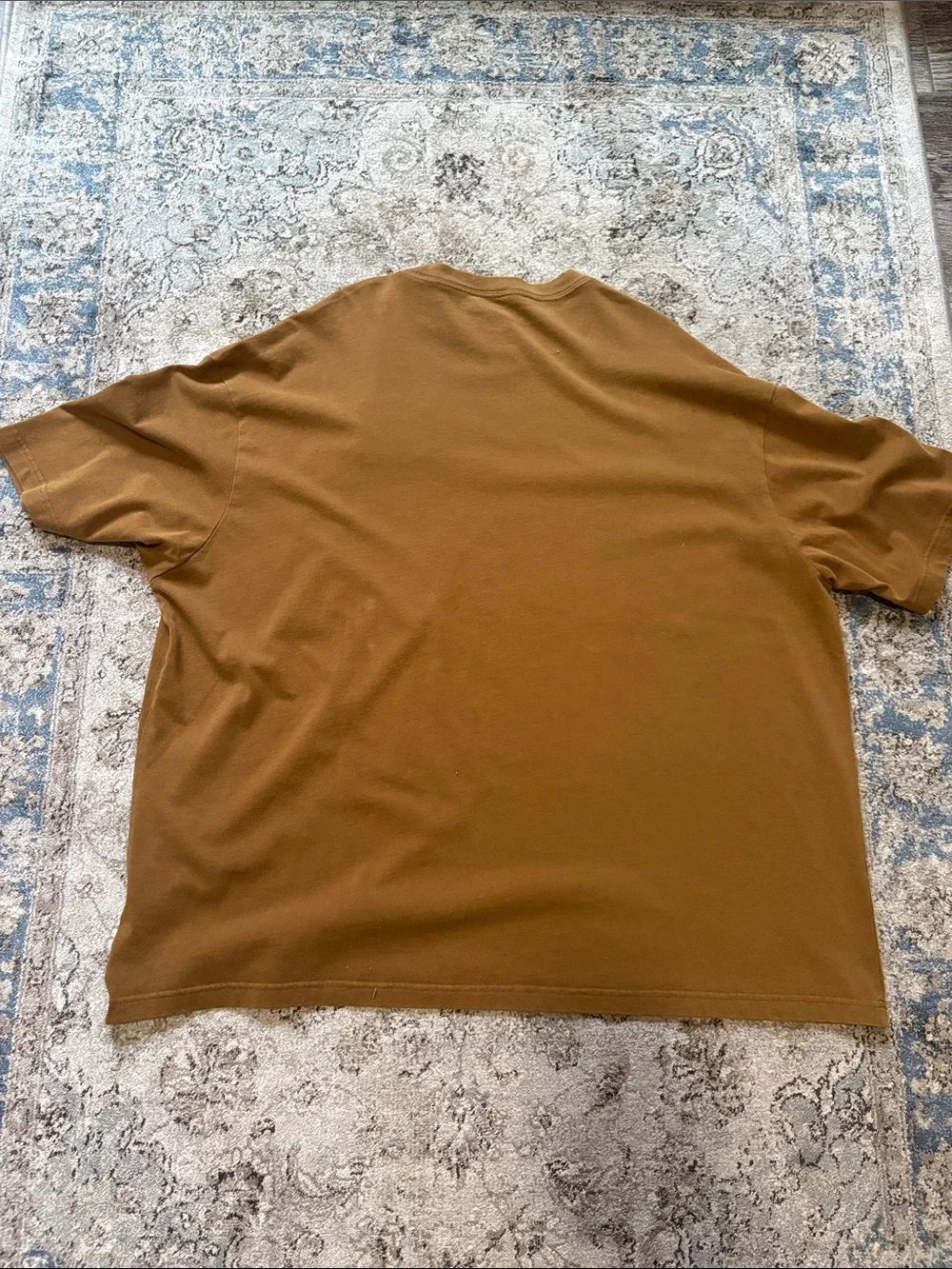 Jordan Men's Oversized Fit Short-Sleeve Crewneck T-Shirt Brown